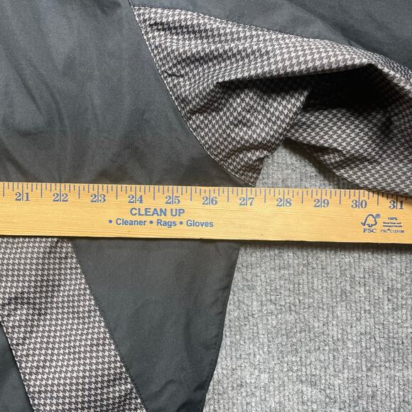 DryJoys by FootJoys Full Zip Jacket Men's XL Black/Houndstooth Rain/Wind Breaker - Picture 6 of 11